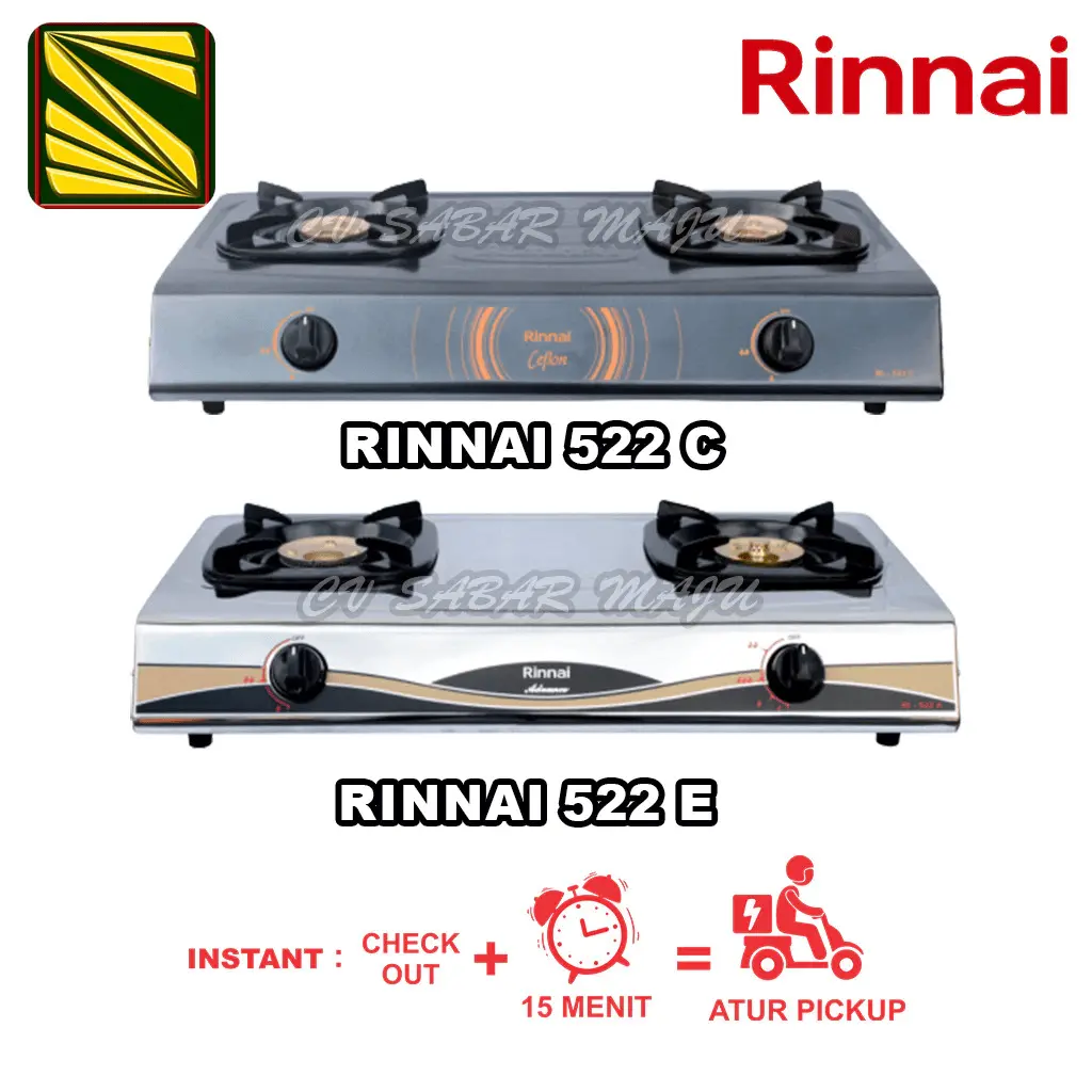 Rinnai Kompor Gas 2 Tungku