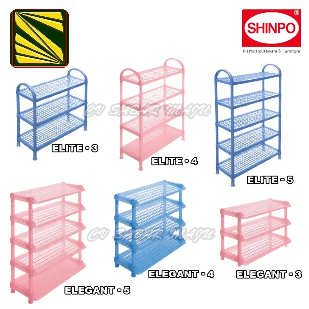Shinpo Rak Sepatu Plastik